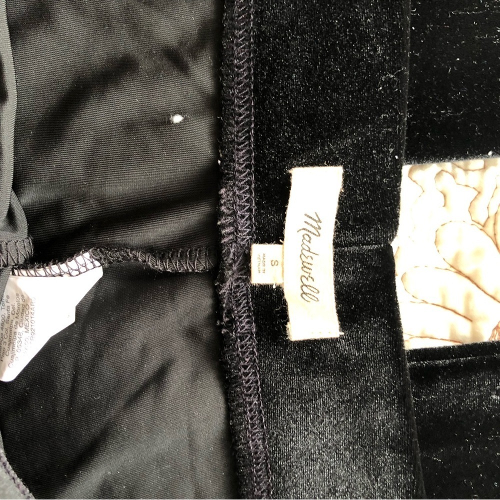 MADEWELL High-Rise Velvet Leggings - Picture 8 of 10